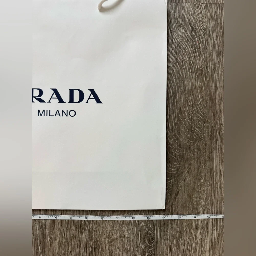 🤍 Authentic PRADA Milano Large Shopping Bag | Luxury Gift Bag | Clean Logo EUC